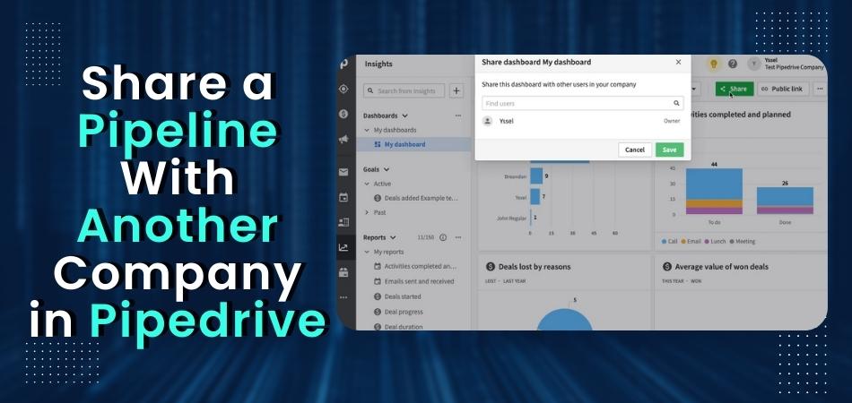 Can I Share a Pipeline With Another Company in Pipedrive?