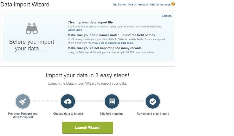 Can We Export Data Using Import Wizard in Salesforce