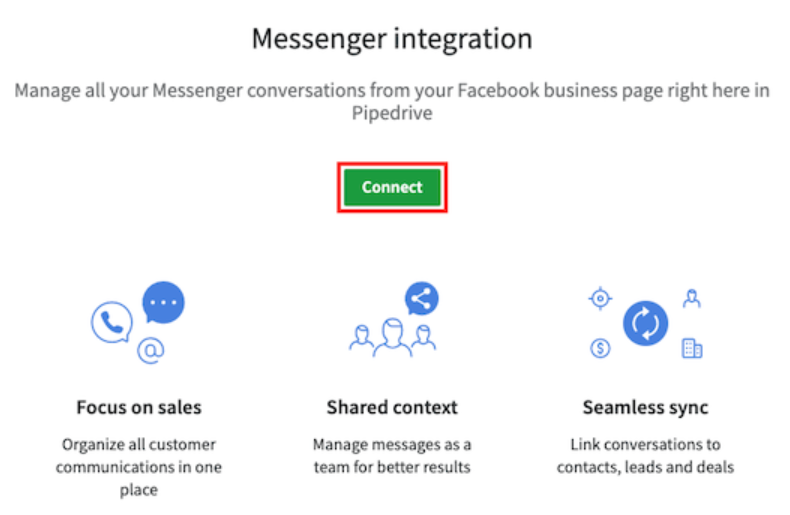 Can You Link Fb Messenger to Pipedrive