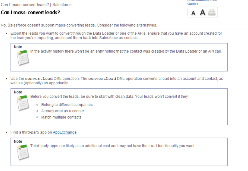 Can You Mass Convert Leads in Salesforce
