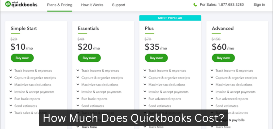 How Much Does Quickbooks Cost?