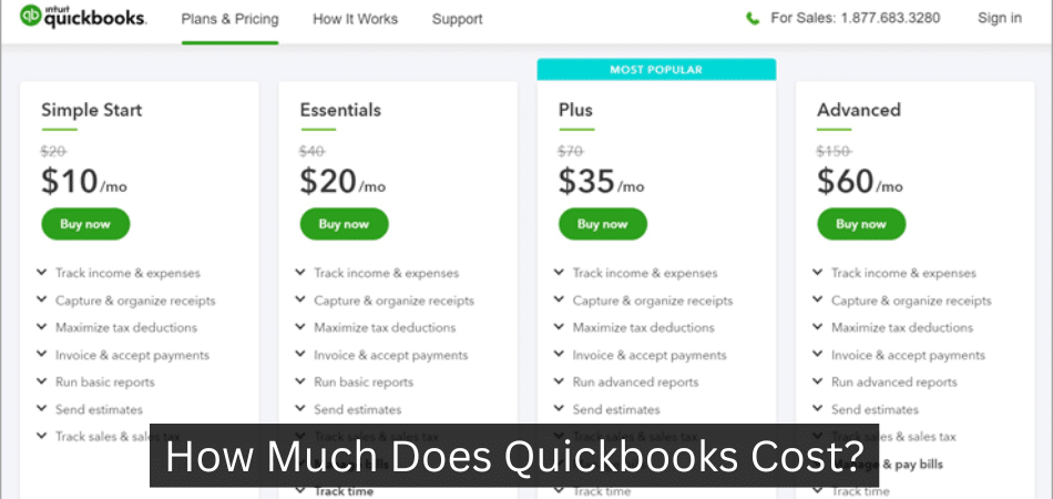 How Much Does Quickbooks Cost