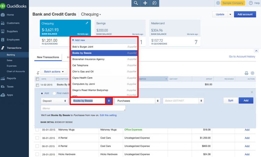 How to Add Bank Account to Quickbooks?