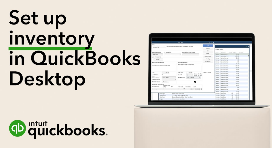 How to Add Inventory in Quickbooks