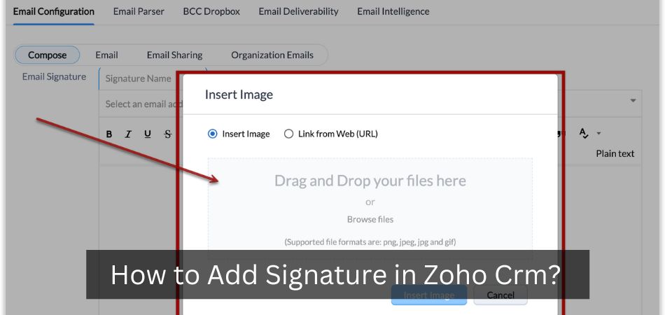 How to Add Signature in Zoho Crm