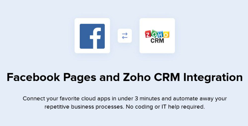 How to Connect Zoho Crm With Facebook