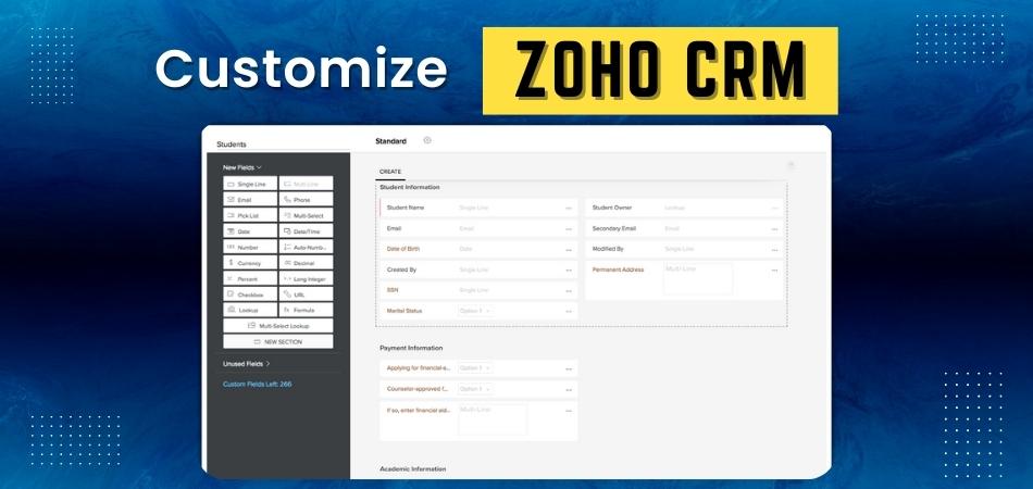 How to Customize Zoho Crm?