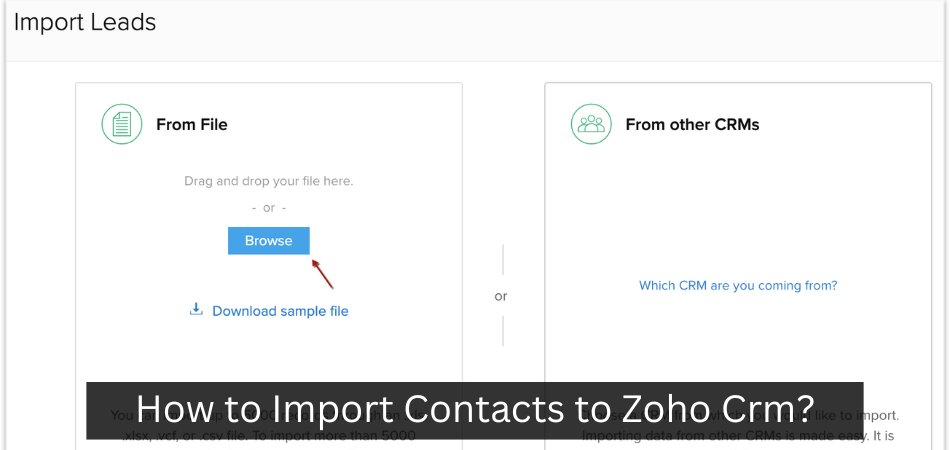 How to Import Contacts to Zoho Crm