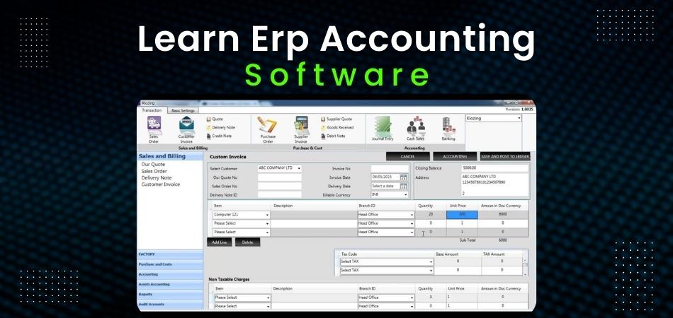 How to Learn Erp Accounting Software?
