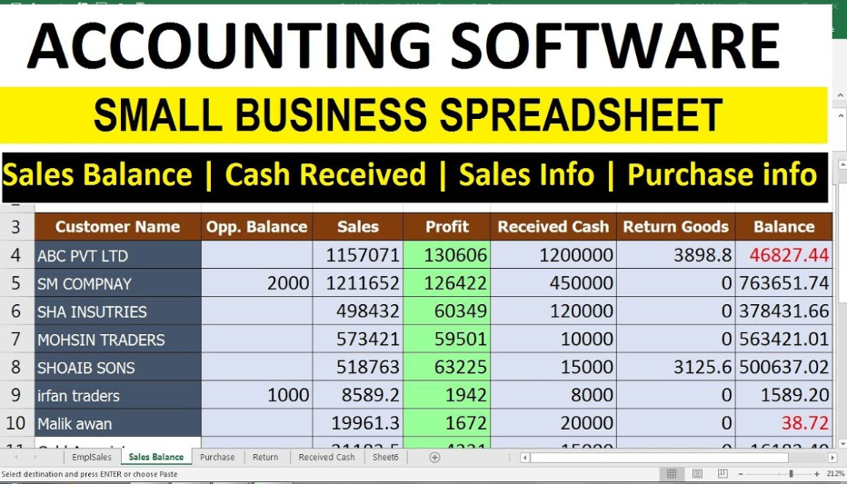 How to Make a Simple Accounting Software in Excel?