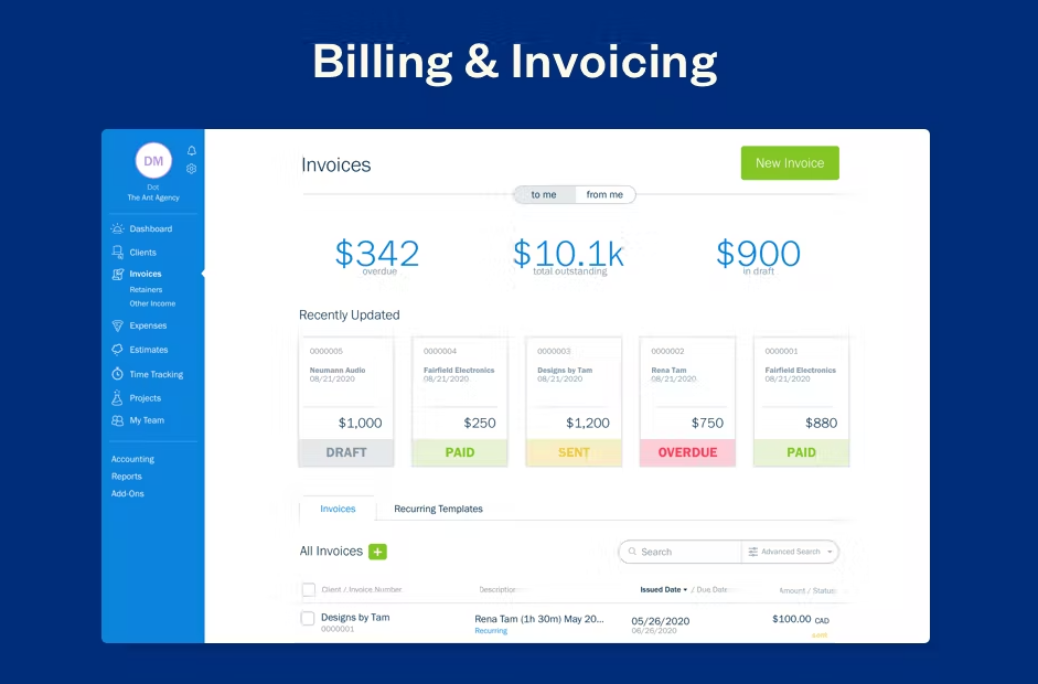 How to Mark an Invoice As Paid in Freshbooks?