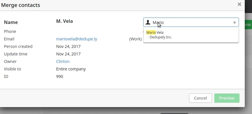 How to Merge Contacts in Pipedrive?