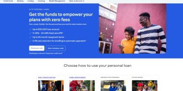 Citibank Personal Loans website.