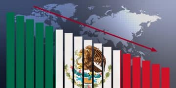 Crecimiento lento del PIB México